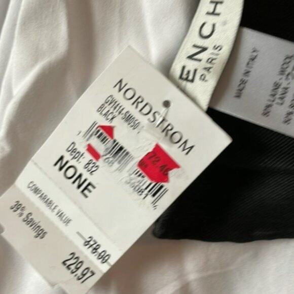 Givenchy Printed Silk and Wool Blend Scarf black - Picture 5 of 11